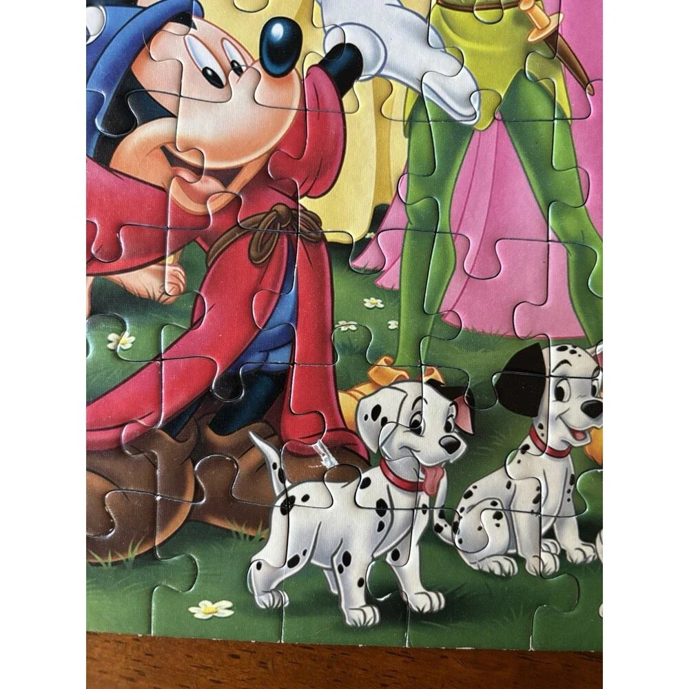 2 Disney Puzzles  200 Piece- VNTG  Snow White, Princess & Characters